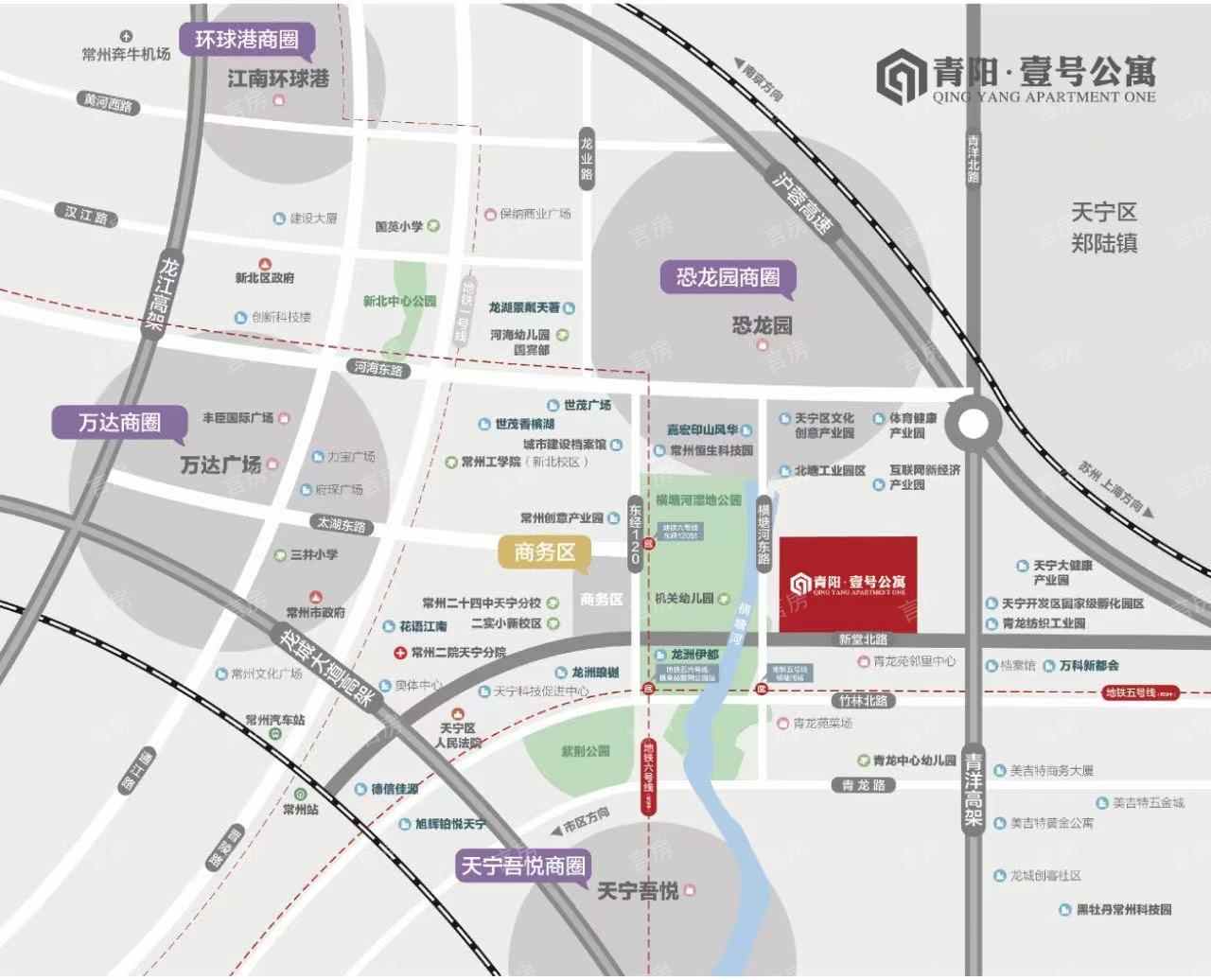 天宁青阳城市广场位置图