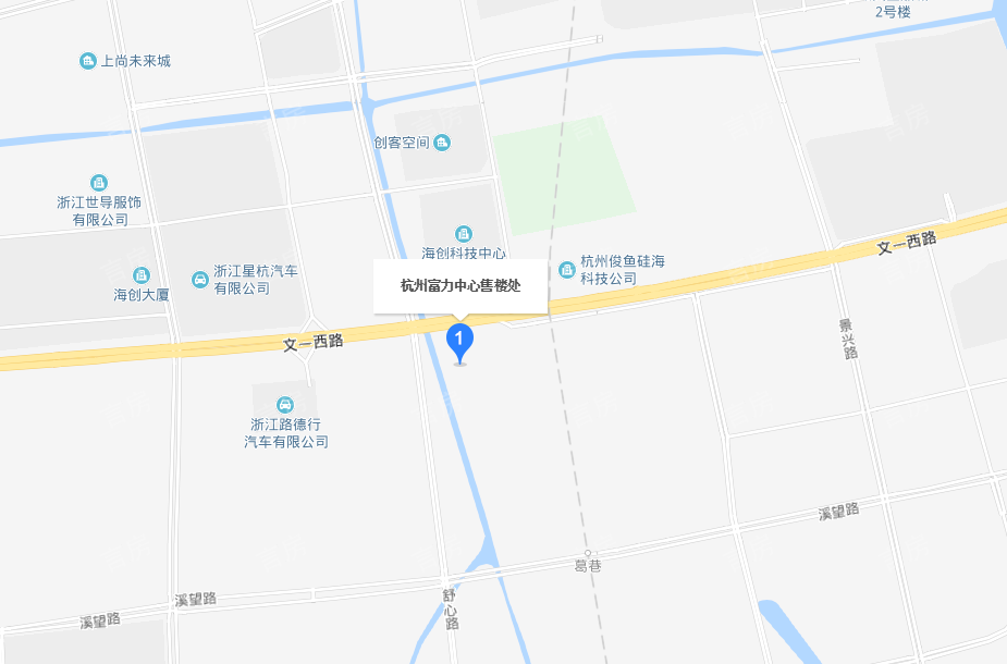 杭州富力中心位置图