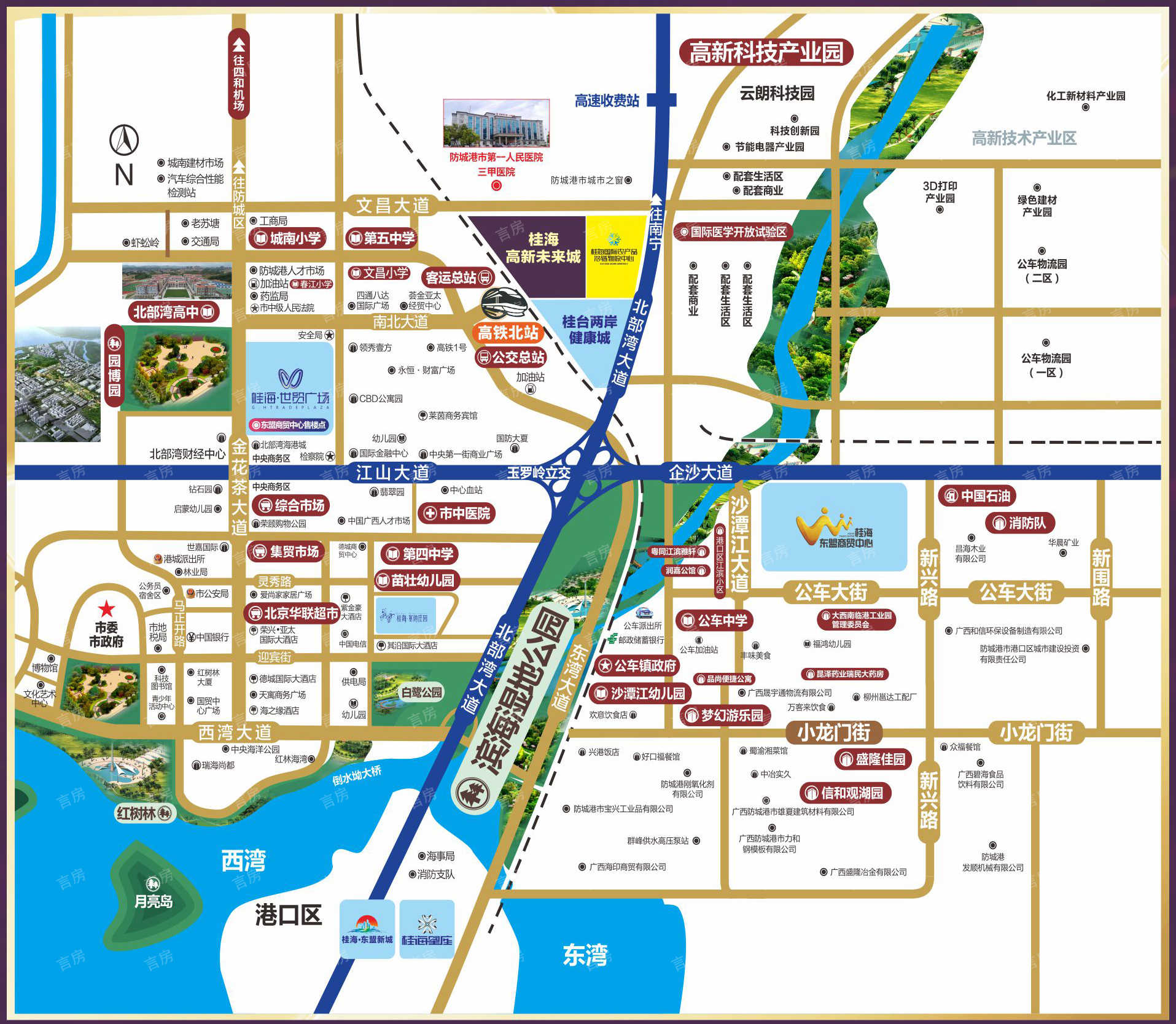 桂海高新未来城位置图