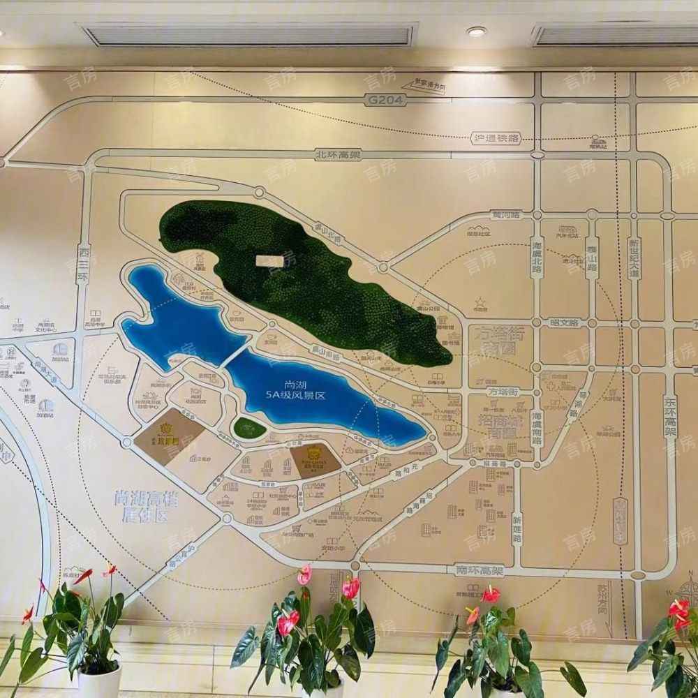 尚湖玫瑰园东区位置图