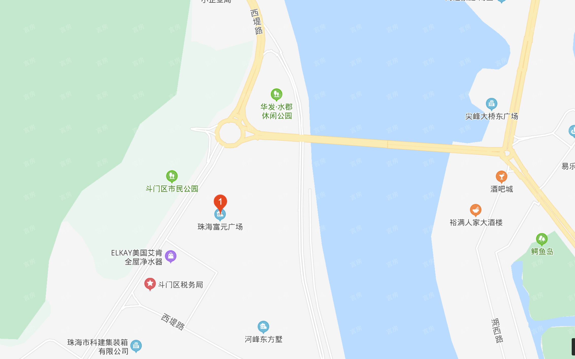 珠海富元广场位置图
