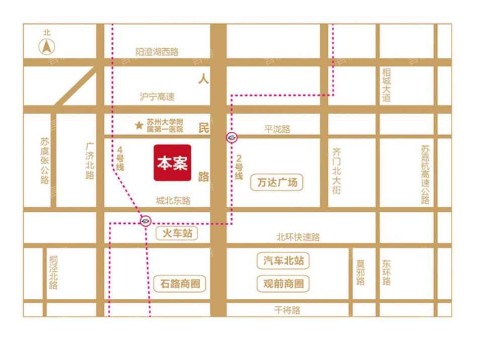 苏州城市生活广场位置图