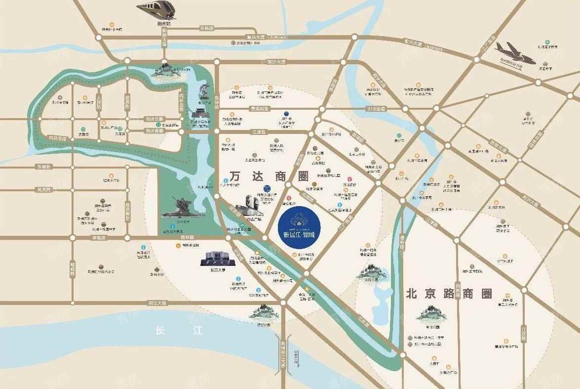 雅居乐锦城位置图
