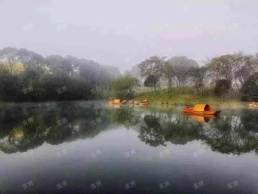 江河南湖天著实景图