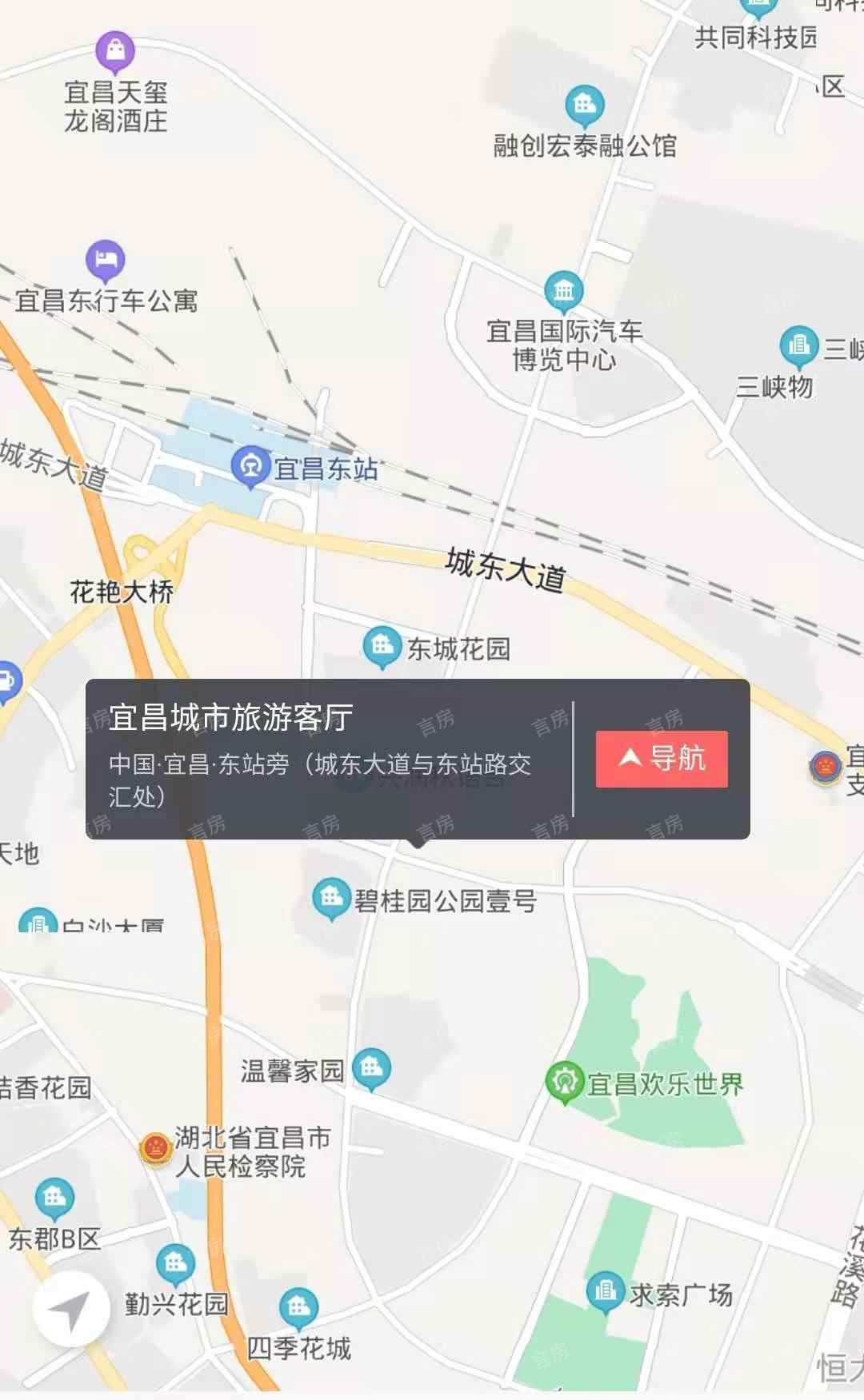 宜昌城市旅游客厅·国际社区位置图