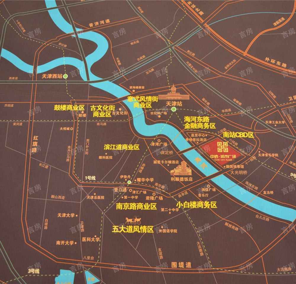 中海·城市广场·钻石湾位置图
