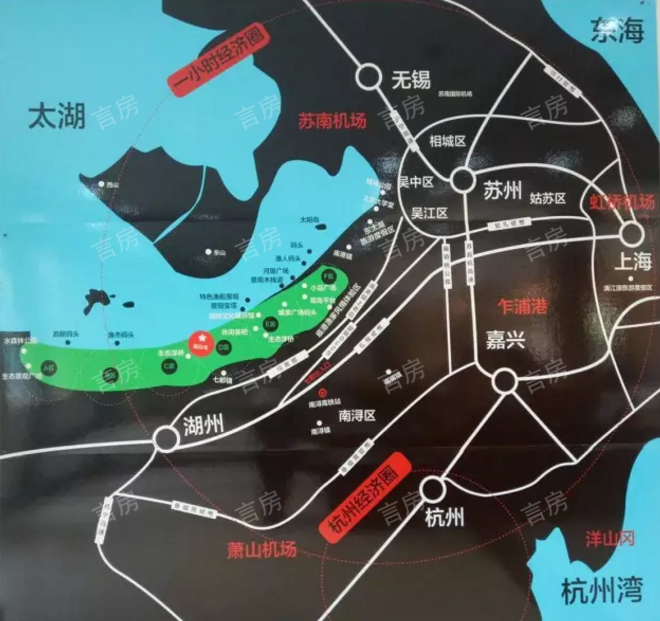 太湖明珠南泊湾位置图