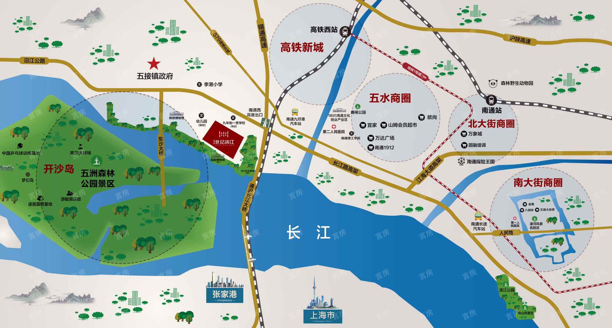 碧桂园·世纪滨江位置图