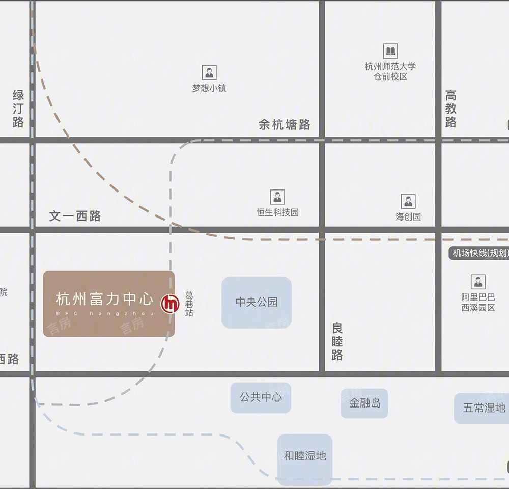 杭州富力中心位置图