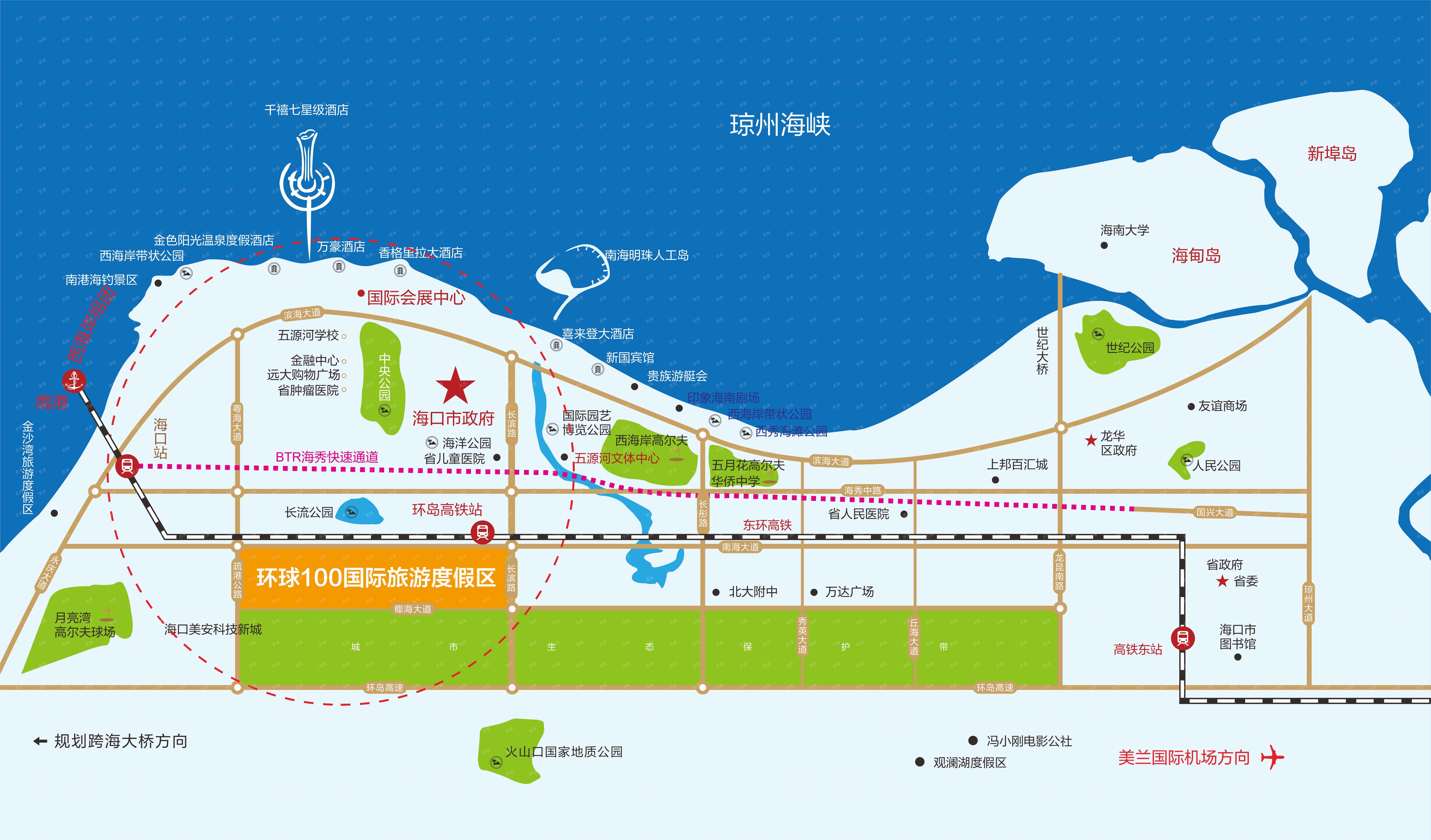 海口宝龙城位置图