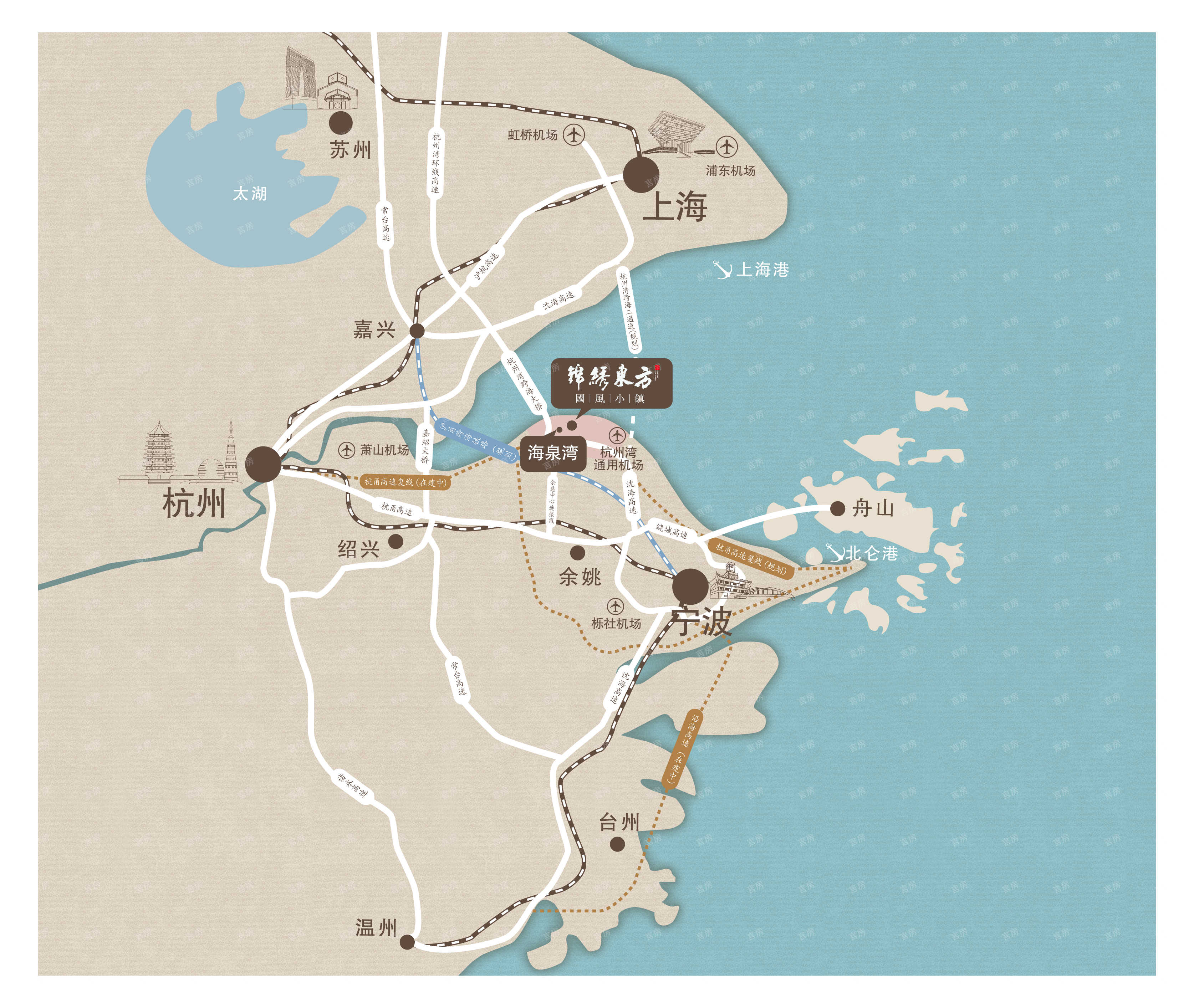 锦绣东方·国风小镇位置图