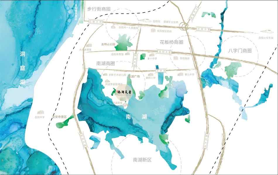 江河南湖天著位置图