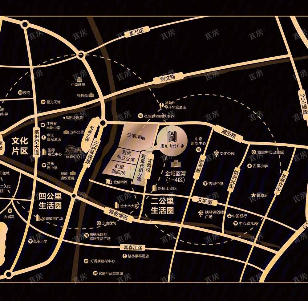虞东时代广场位置图