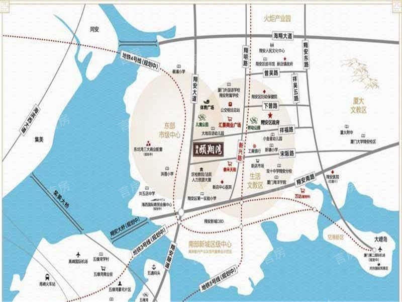 海晟颐翔湾位置图