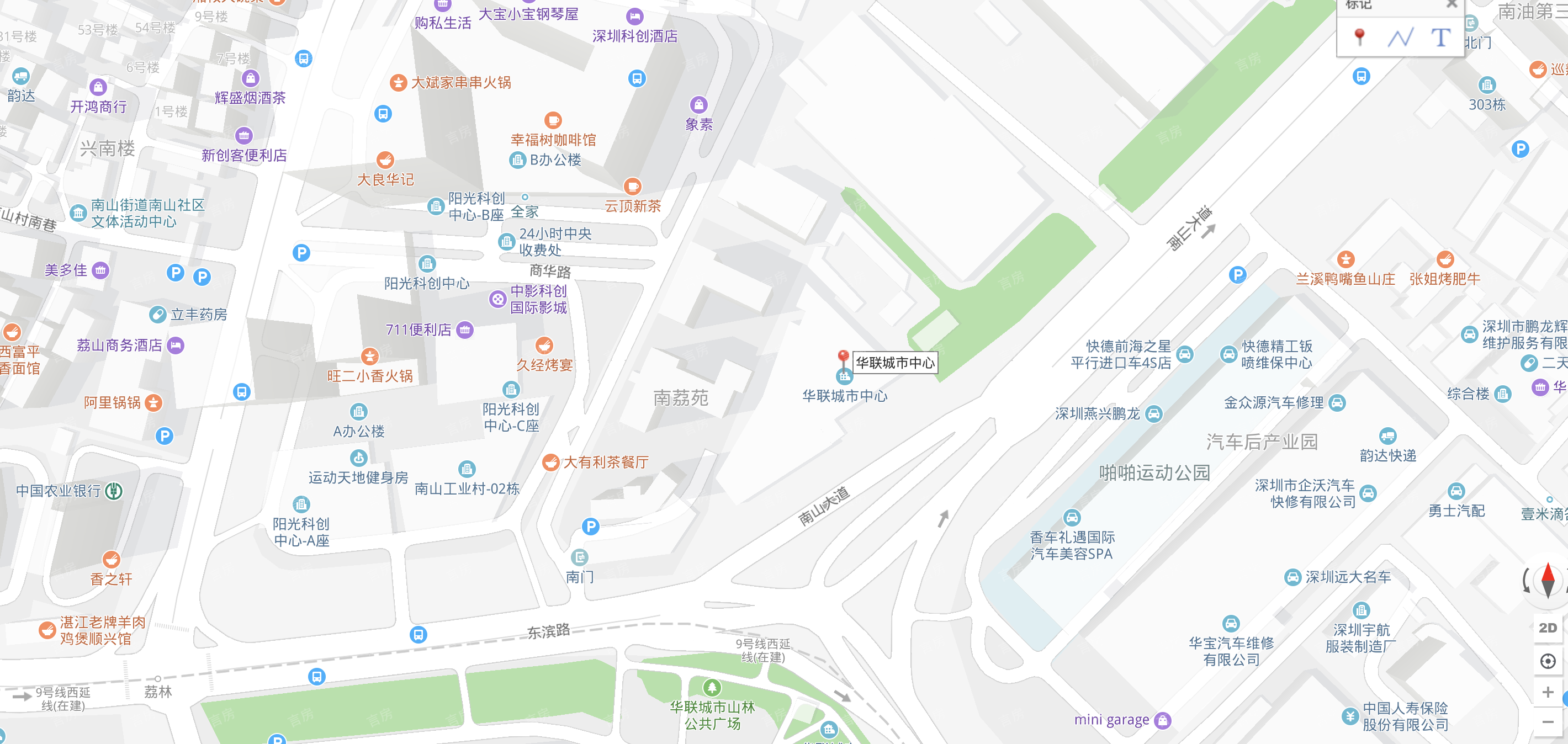 华联城市中心位置图