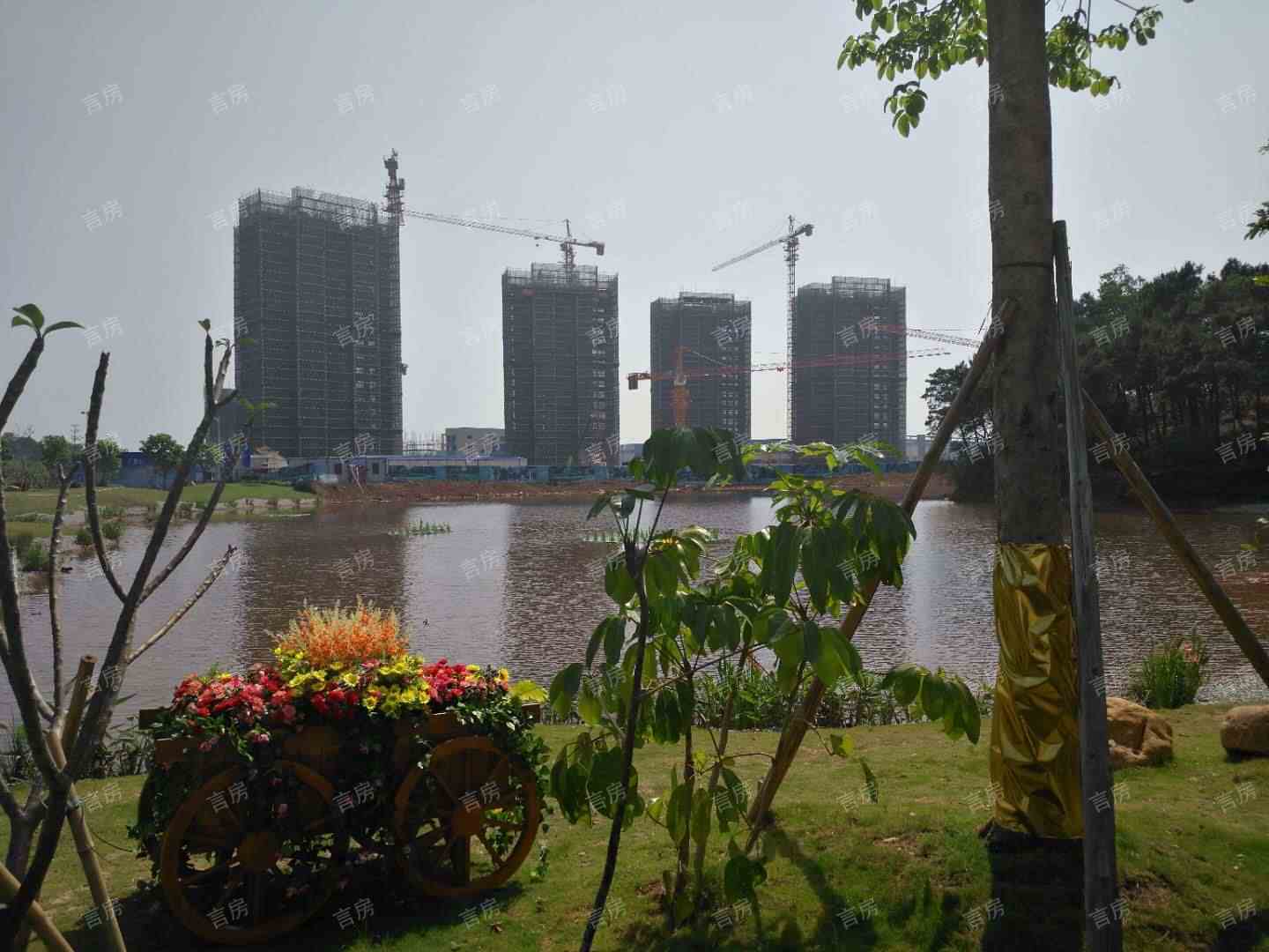 中昂翠屿湖实景图