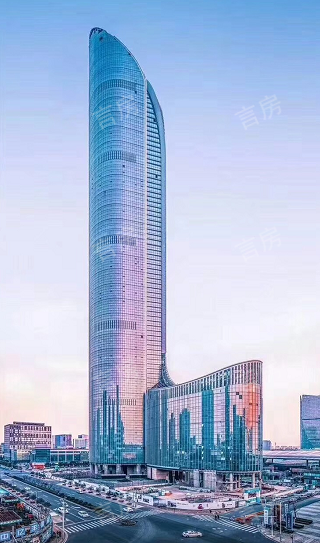 苏州国际金融中心实景图