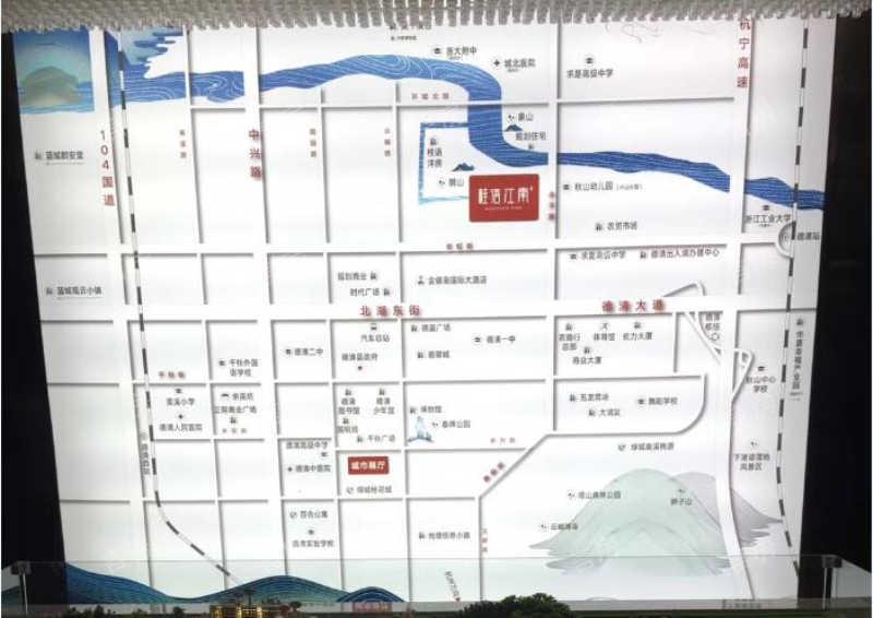 蓝城桂语江南位置图